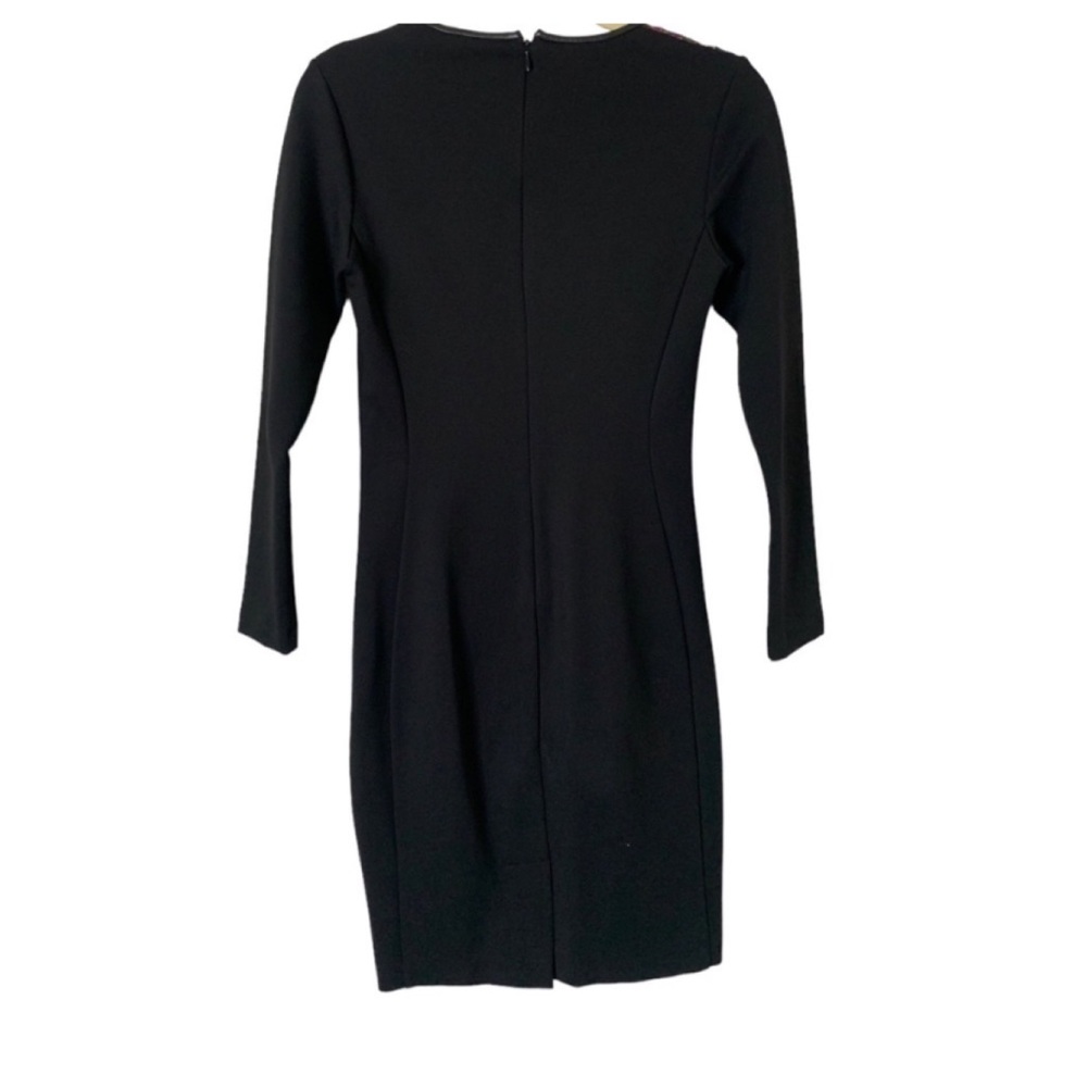 Raoul Silk Panel and Leather Trim Size 0 Dress - Picture 2 of 7